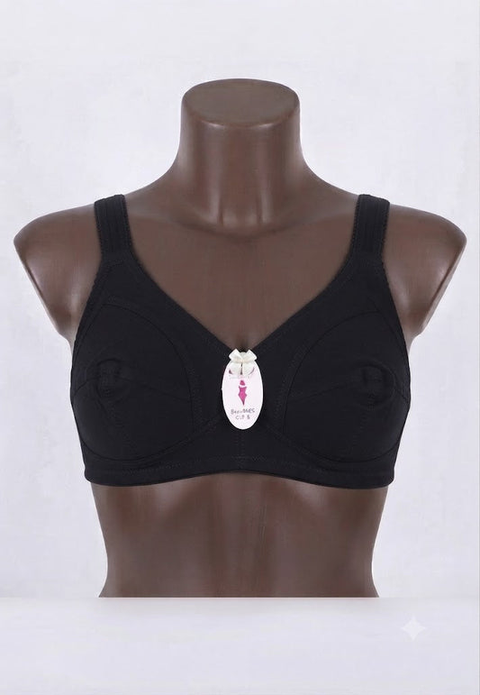 Premium Cotton Bra For Daily Wear  -Support Bra – Breathable Fabric with Elastic Straps (Multiple Colors)