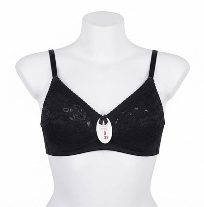Premium Lace Everyday Bra – Elegant Support for Daily Wear, 4-Color Collection