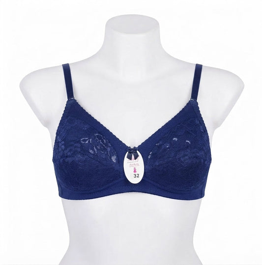 Premium Lace Everyday Bra – Elegant Support for Daily Wear, 4-Color Collection