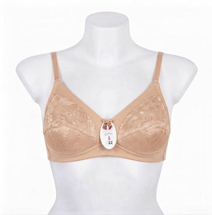 Premium Lace Everyday Bra – Elegant Support for Daily Wear, 4-Color Collection