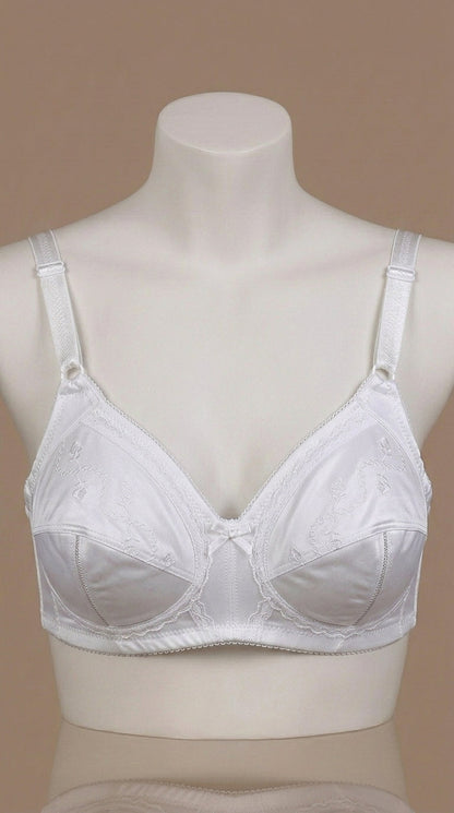 Premium Embroidered Everyday Comfort Bra - Available in Multiple Colors