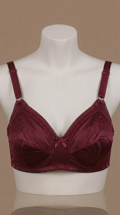 Premium Embroidered Everyday Comfort Bra - Available in Multiple Colors