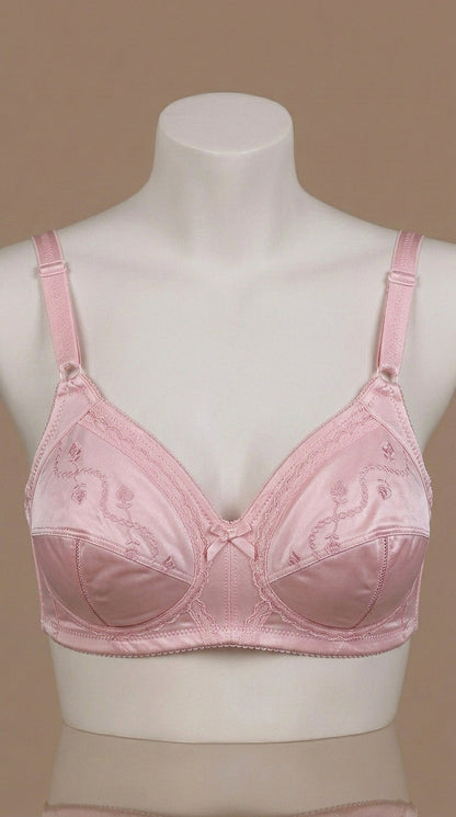 Premium Embroidered Everyday Comfort Bra - Available in Multiple Colors