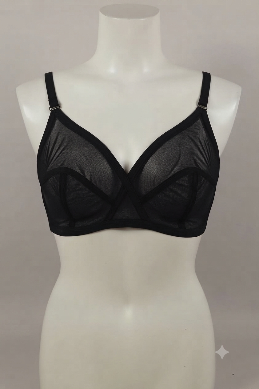 Pixy Premium Mesh Net  Bra – Breathable & Elegant Everyday Lingerie
