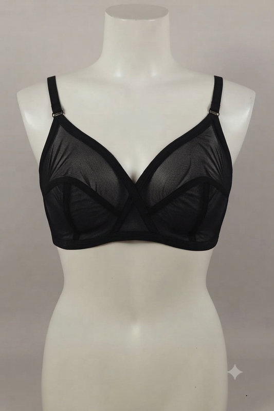Pixy Premium Mesh Net  Bra – Breathable & Elegant Everyday Lingerie
