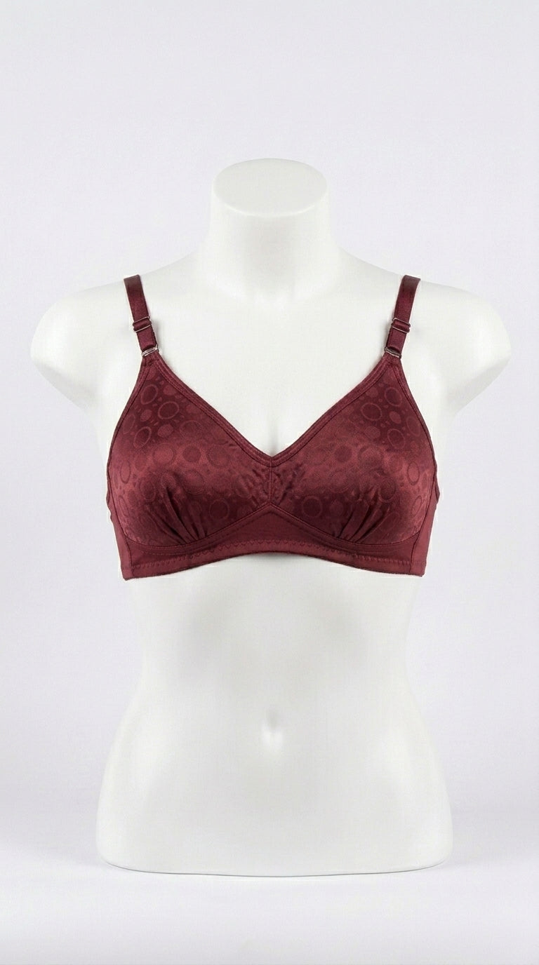 Bridal Padded Bra for Women – Elegant Printed Padded Bra with Adjustable Straps