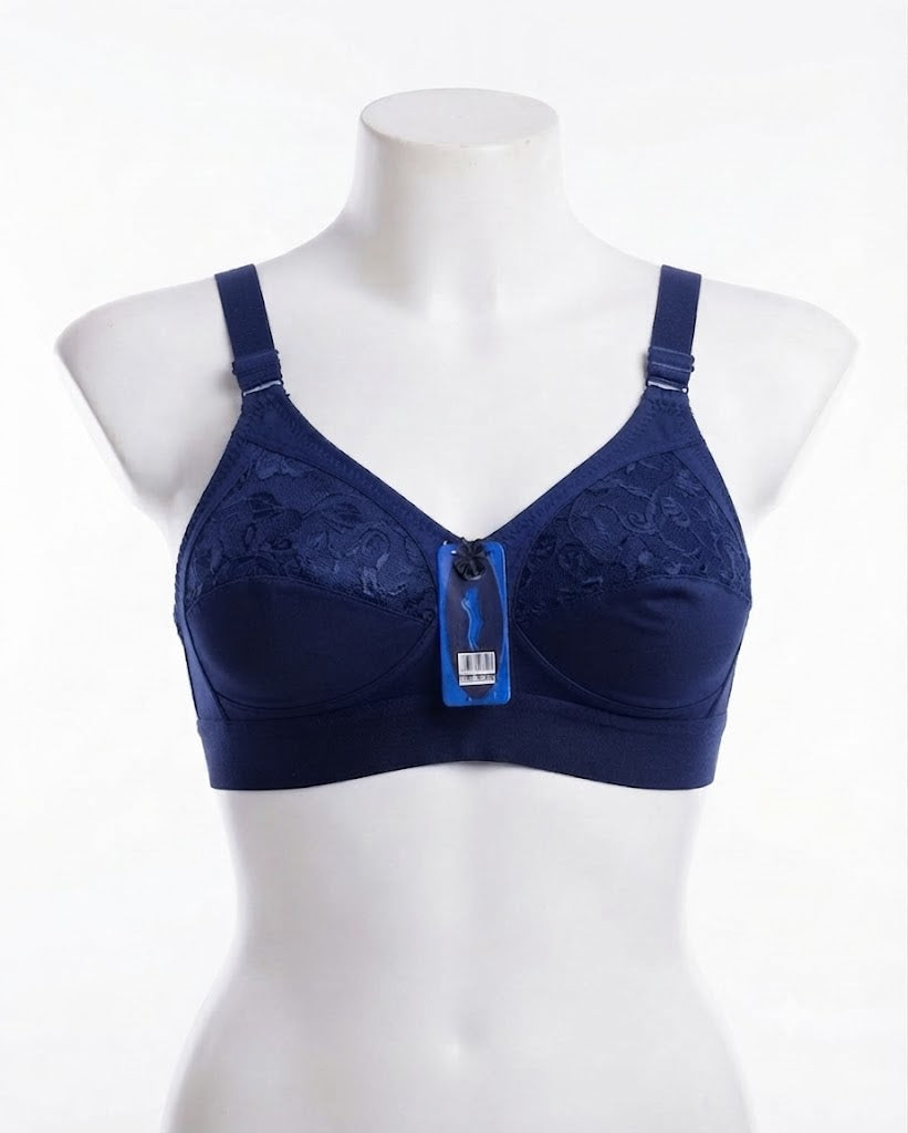 Premium Floral Lace Full-Coverage Capri  Bra - (Available in 4 Multi-Colors)