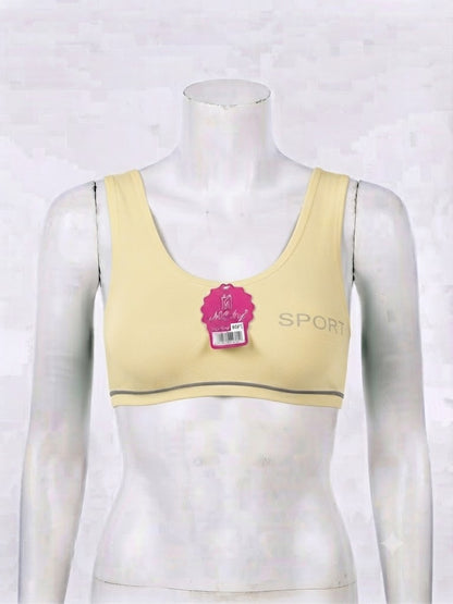 Biddies Style Sports Bra for Teenagers – Soft Cotton Blend,