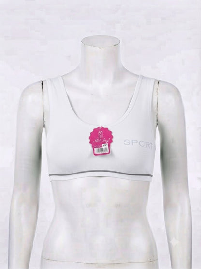 Biddies Style Sports Bra for Teenagers – Soft Cotton Blend,